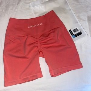 Brand New Alphalete Amplify Pixel Pink Shorts 4.5